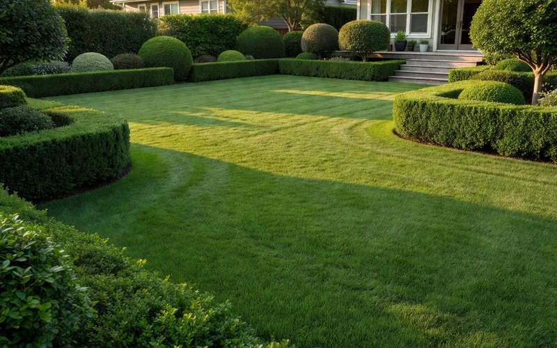 Lawn Care service scope; abstract or generic visuals only, no fake customer photos.
